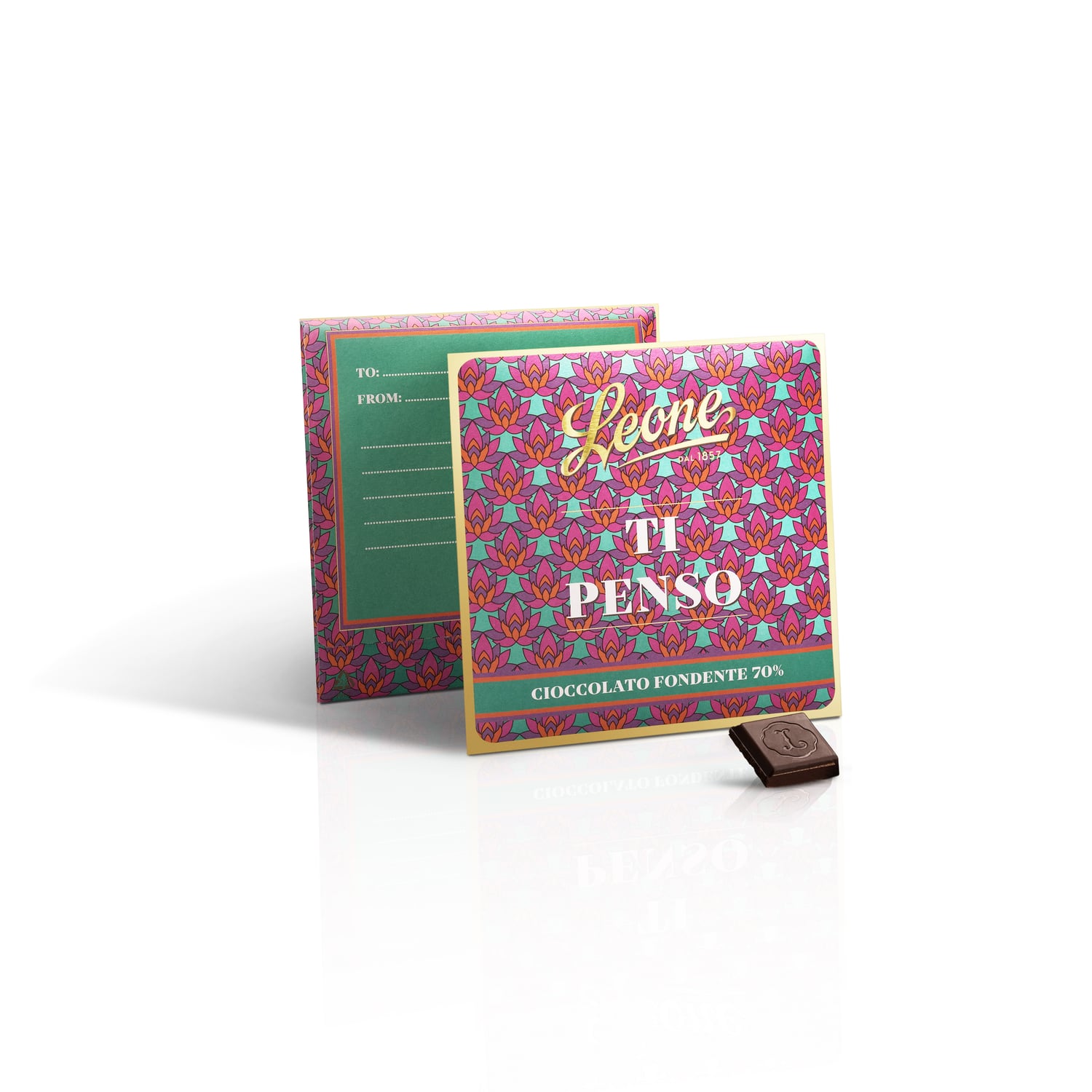 Pastiglie Leone Zartbitterschokolade 70% TI PENSO 70g