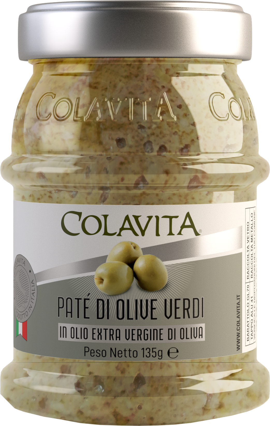 Colavita Paté di Olive Verdi – Creme aus grünen Oliven