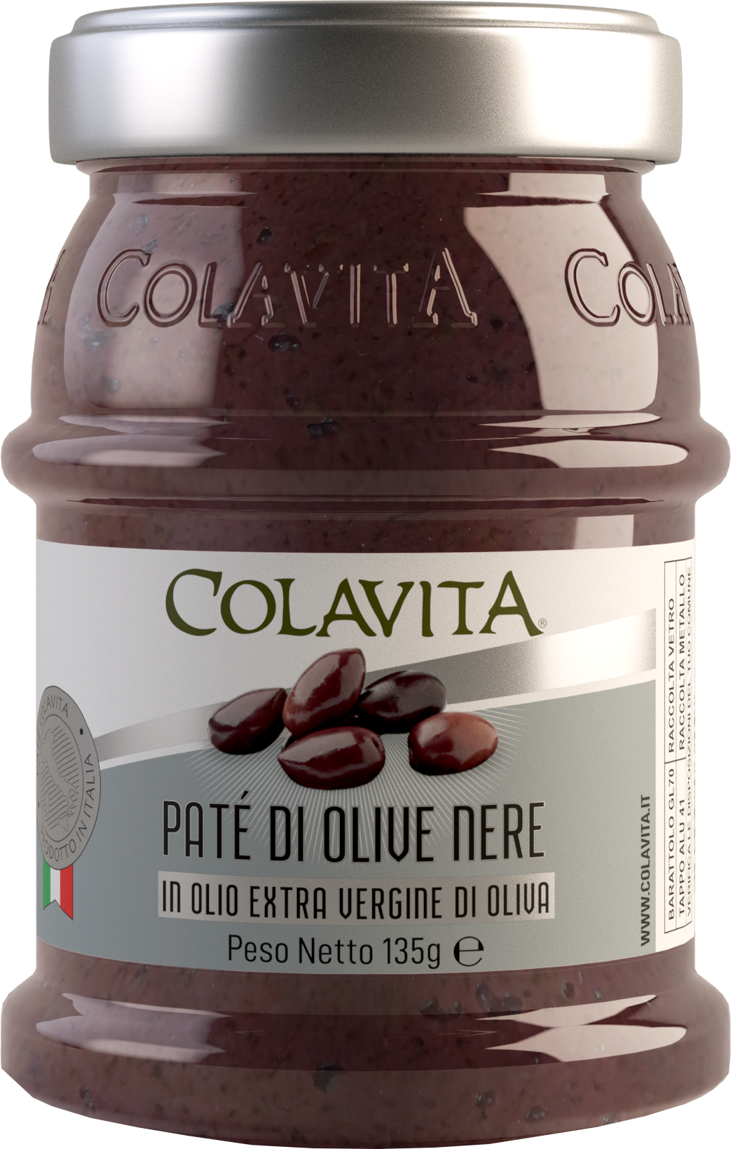 Colavita Paté di Olive Nere – Creme aus schwarzen Oliven