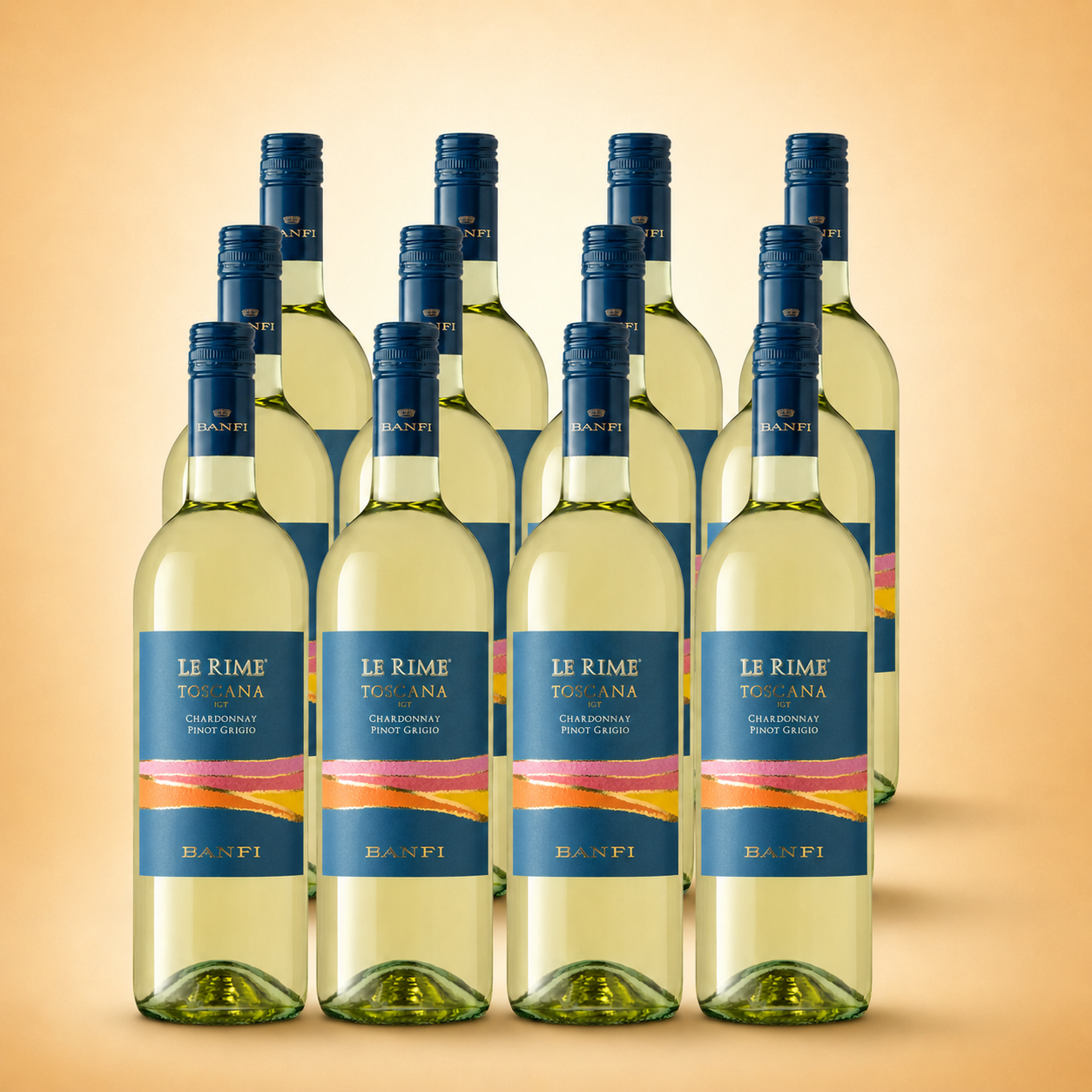 Banfi Le Rime Chardonnay Pinot Grigio 12er Vorratspaket