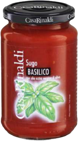 Casa Rinaldi Sugo al Basilico – Tomatensauce 350g