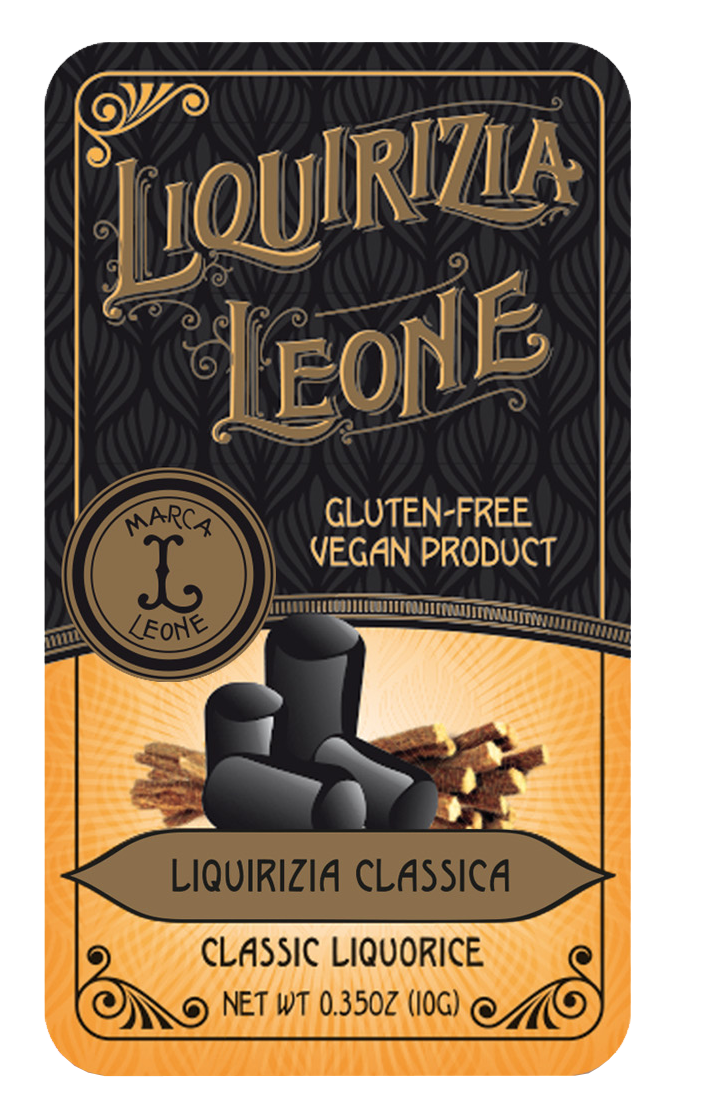Pastiglie Leone Zuckerfreie Lakritz-Bonbons „Liquirizia Classica“ 10 g