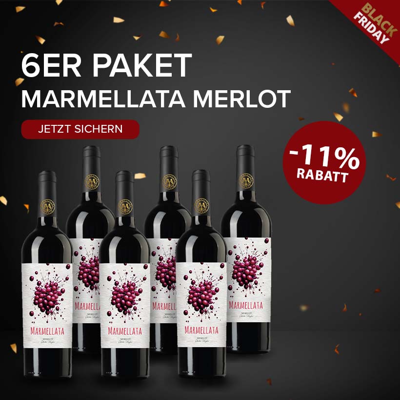 BLACK WEEK 6x Marmellata Merlot