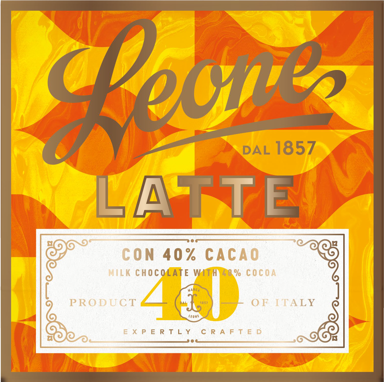 Pastiglie Leone Milchschokolade mit 40 % Kakao „Latte“ 70 g