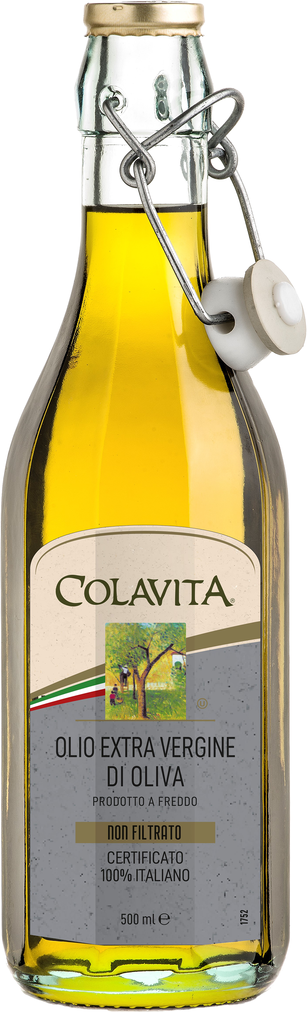 Colavita Olio Extra Vergine 100 % Italiano Il Tradizionale – unfiltriert 0,5l Olivenöl