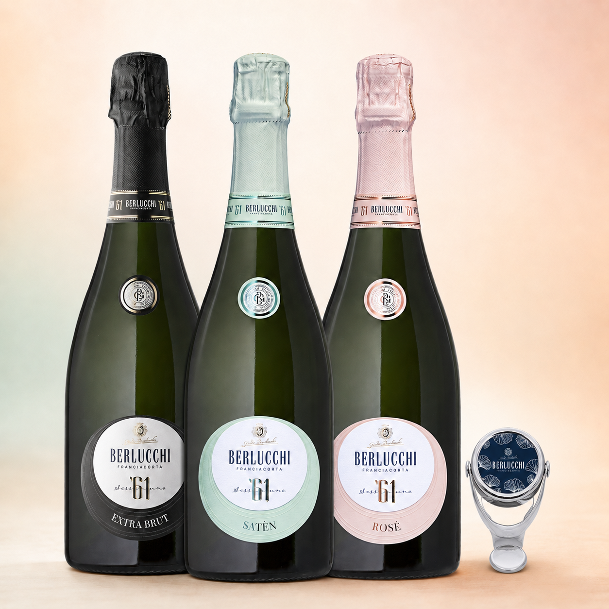 Berlucchi Berlucchi Franciacorta Probierpaket + Sektverschluss