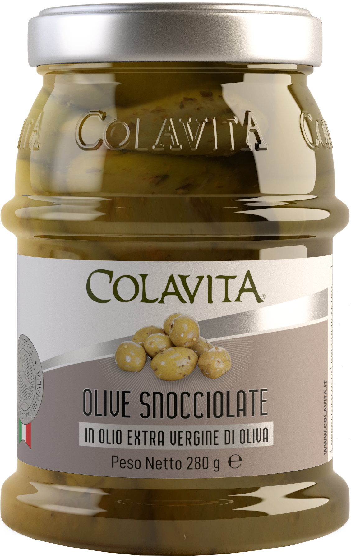 Colavita Olive Snocciolate – entsteinte Oliven in nativen Olivenöl
