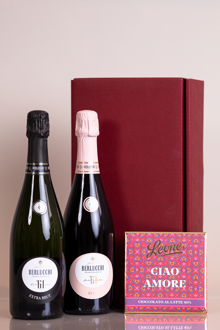 Präsent "Franciacorta" - Spumante in hochwertiger Geschenkverpackung