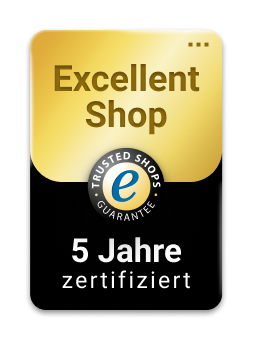 Excellent Shop Award: 5 Jahre Trusted Shops zertifiziert (öffnet in neuem Fenster)