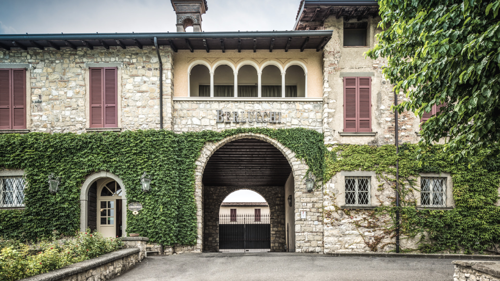 Weingut Berlucchi Eingang