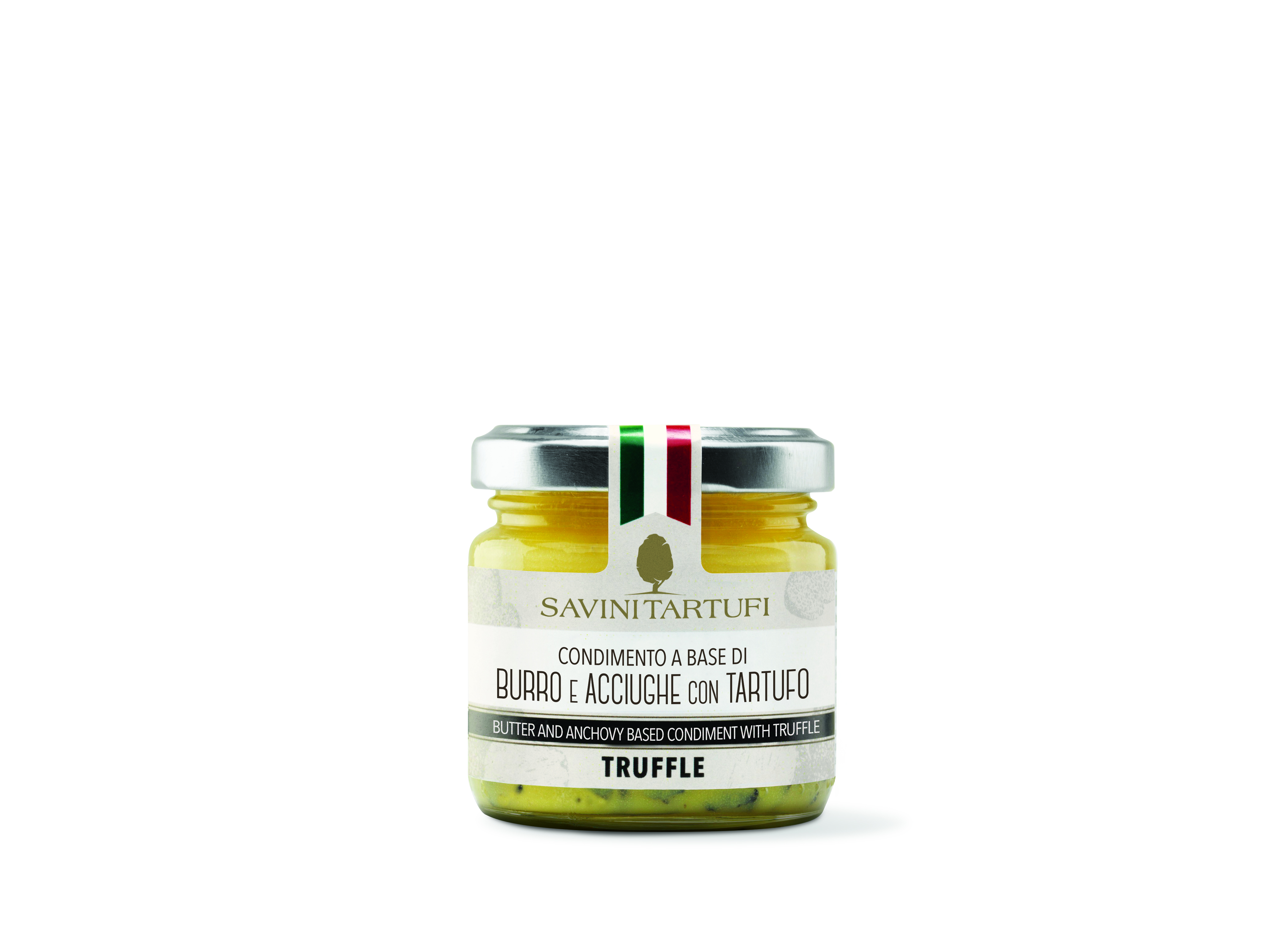 Savini Tartufi Gewürzte Butter mit Anchovis und Trüffeln 80 g