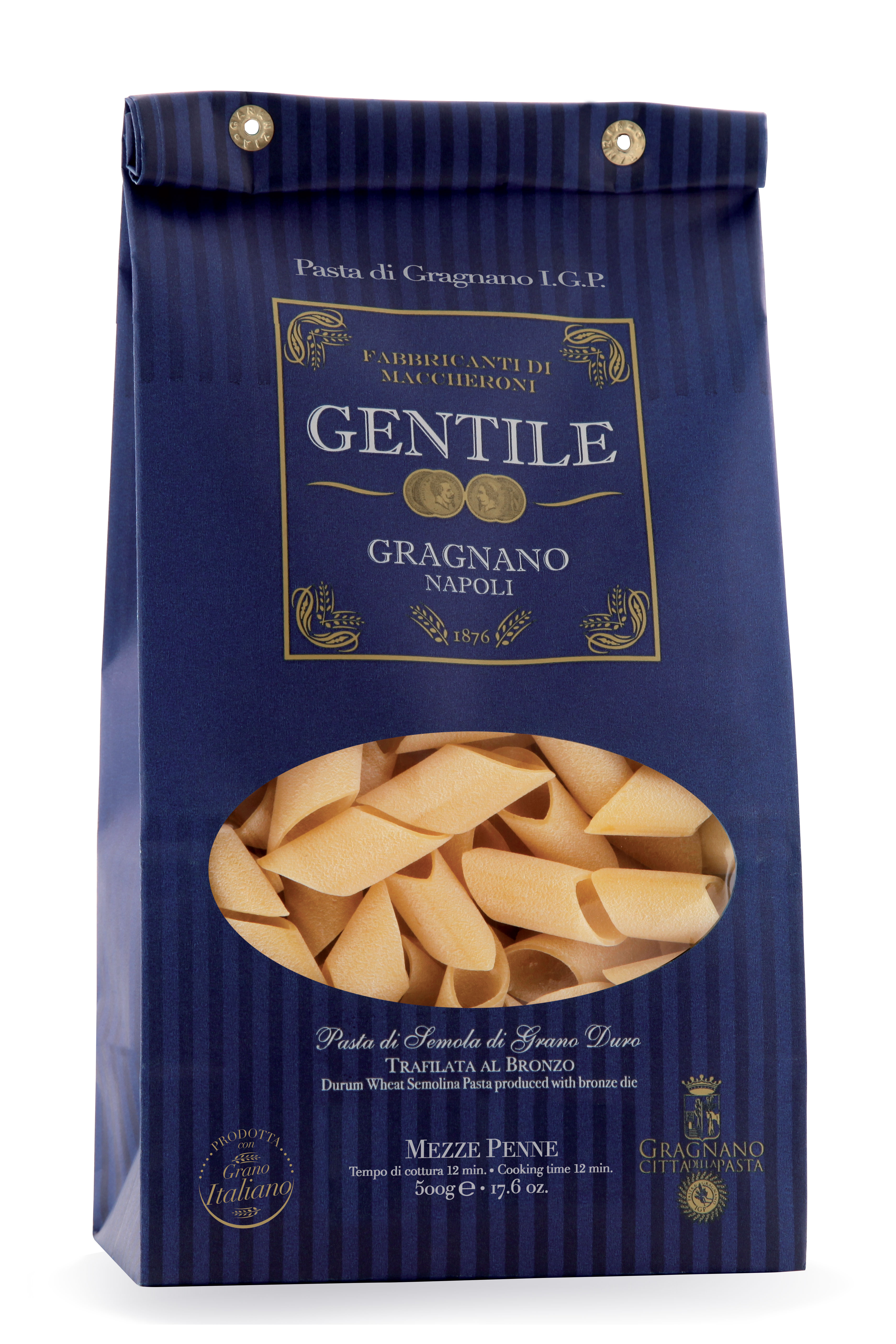 Pastificio Gentile Gentile Mezze Penne Pasta di Gragnano IGP