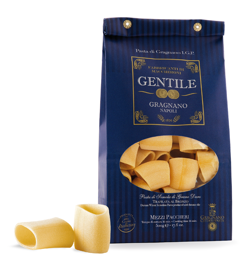 Pastificio Gentile Gentile Mezzi Paccheri Pasta di Gragnano IGP