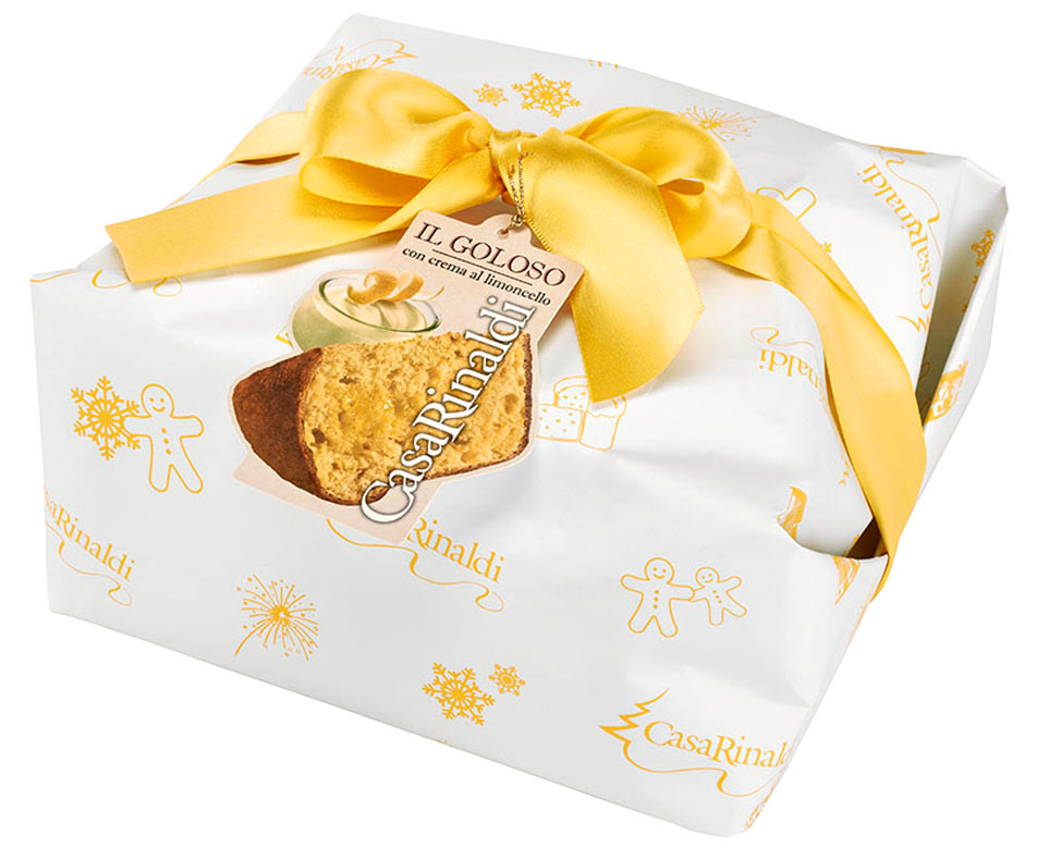 Panettone mit Limoncello-Creme in Geschenkverpackung 750g