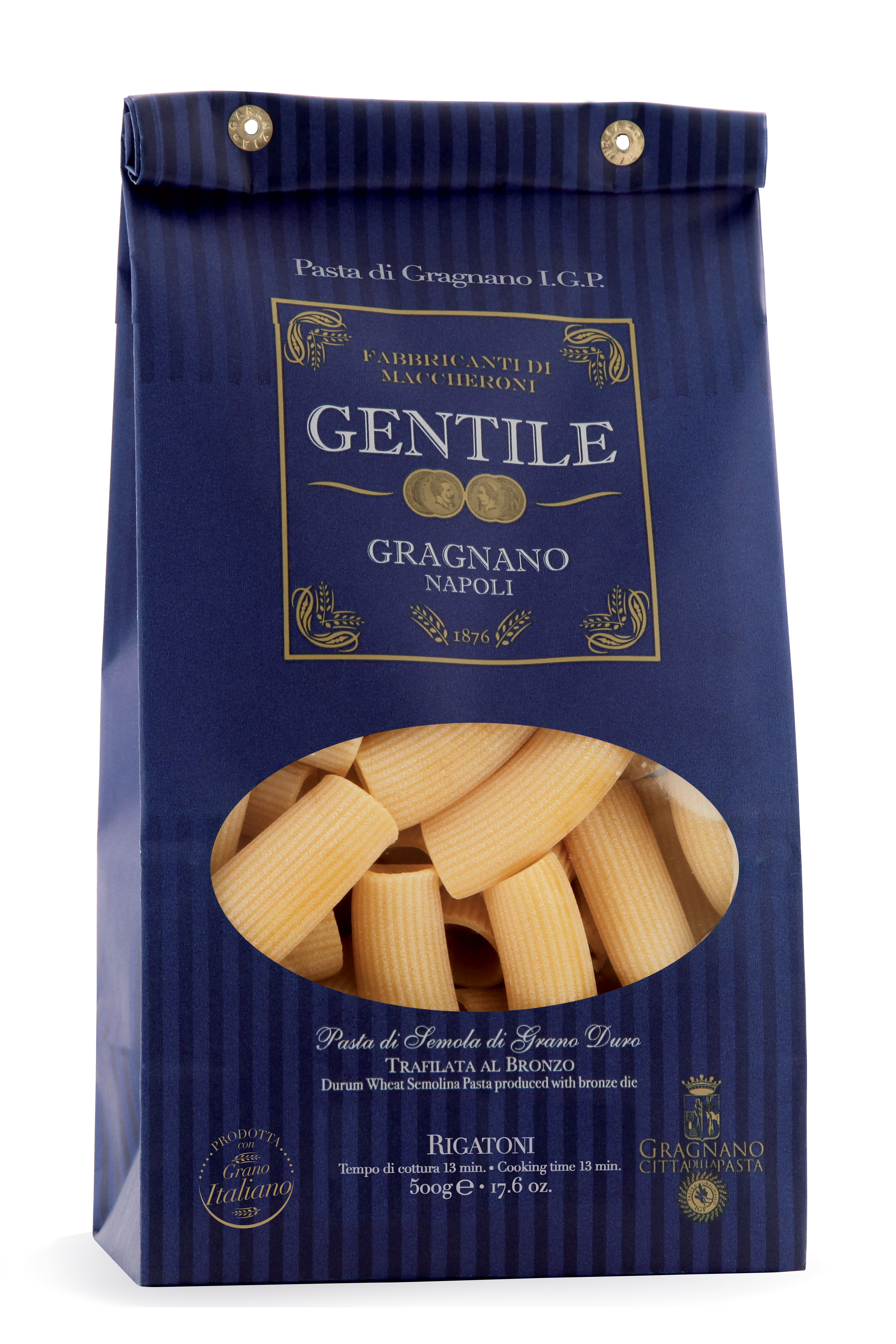 Pastificio Gentile Gentile Rigatoni Pasta di Gragnano IGP