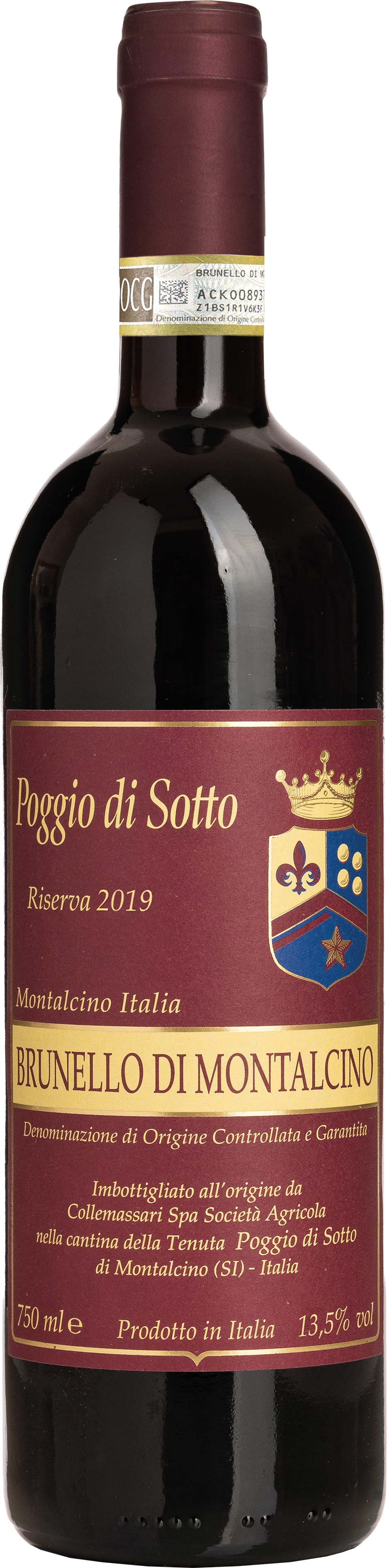 Brunello di Montalcino Riserva DOCG 2018 Biologico