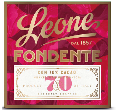 Pastiglie Leone Zartbitterschokolade mit 70 % Kakao „Fondente“ 70 g