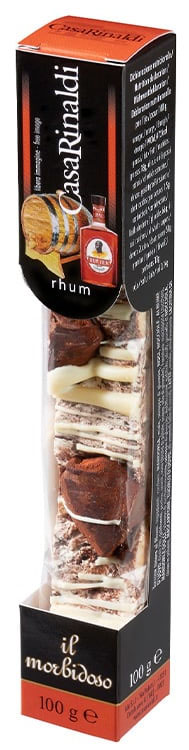 Casa Rinaldi Torrone mit Rum „il morbidoso“ 100g