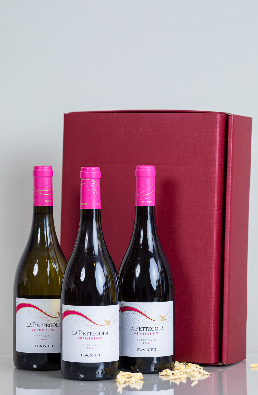 Präsent "Amore" - Weine in hochwertiger Geschenkverpackung