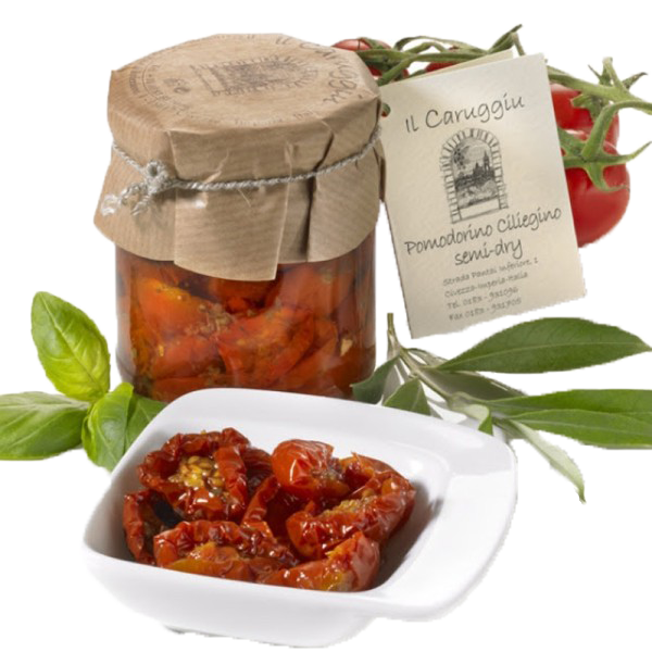 Il Caruggiu Pomodorini ciliegino semi-dry – halbgetrocknete Tomaten