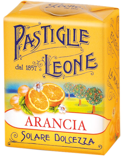 Pastiglie Leone Orangenpastillen 