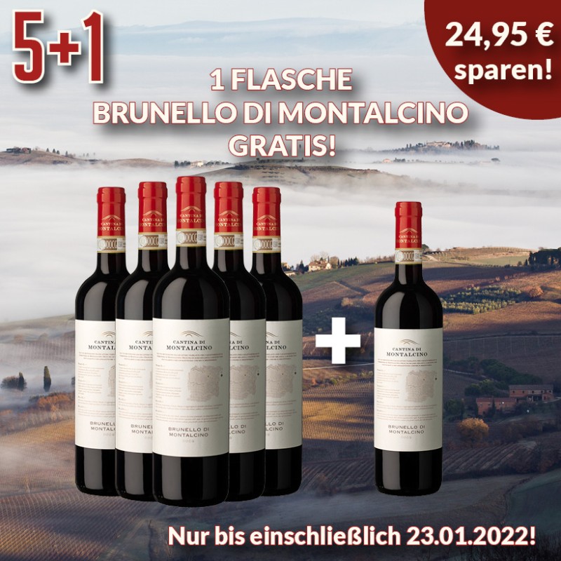 Brunello di Montalcino DOCG 2015 5+1 Angebot