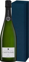 Champagner Castelnau Brut mit Geschenkverpackung